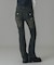 LOW RISE FLARE SKINNY DENIM PANTS