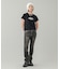 LOW RISE FLARE SKINNY DENIM PANTS