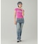 LOW RISE FLARE SKINNY DENIM PANTS