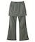 EASY MINI SKIRT AND PANTS LAYERED BOTTOM SET
