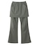 EASY MINI SKIRT AND PANTS LAYERED BOTTOM SET