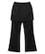 EASY MINI SKIRT AND PANTS LAYERED BOTTOM SET