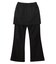 EASY MINI SKIRT AND PANTS LAYERED BOTTOM SET