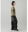 LOGO PATCH WIDE TAPERED DENIM PANTS