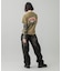 LOGO PATCH WIDE TAPERED DENIM PANTS
