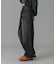LOGO PATCH WIDE TAPERED DENIM PANTS