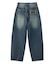 LOGO PATCH WIDE TAPERED DENIM PANTS