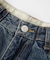 LOGO PATCH WIDE TAPERED DENIM PANTS