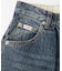 LOGO PATCH WIDE TAPERED DENIM PANTS