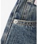 LOGO PATCH WIDE TAPERED DENIM PANTS