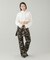 LOW RISE HIP LOGO PANTS