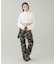 LOW RISE HIP LOGO PANTS