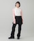 LOW RISE HIP LOGO PANTS