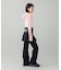 LOW RISE HIP LOGO PANTS