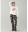 LOW RISE HIP LOGO PANTS