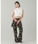 LOW RISE HIP LOGO PANTS