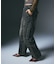 LOW RISE CARGO POCKET DENIM PANTS