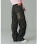 LOW RISE CARGO POCKET DENIM PANTS