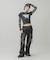 LOW RISE CARGO POCKET DENIM PANTS
