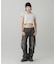 LOW RISE CARGO POCKET DENIM PANTS