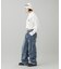 LOW RISE CARGO POCKET DENIM PANTS