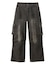 LOW RISE CARGO POCKET DENIM PANTS