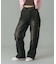 LOW RISE CARGO POCKET DENIM PANTS