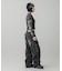 LOW RISE CARGO POCKET DENIM PANTS