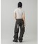 LOW RISE CARGO POCKET DENIM PANTS