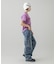 LOW RISE CARGO POCKET DENIM PANTS