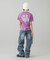 LOW RISE CARGO POCKET DENIM PANTS