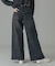 LOW RISE OVERDYED DENIM PANTS