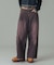 LOW RISE OVERDYED DENIM PANTS