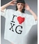 STENCIL I LOVE XG LOGO S/S BIG TEE DRESS