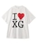 STENCIL I LOVE XG LOGO S/S BIG TEE DRESS