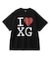 STENCIL I LOVE XG LOGO S/S BIG TEE DRESS