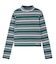 STRIPED HIGH NECK TOP