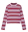 STRIPED HIGH NECK TOP