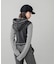STRIPED SLEEVE COMPACT HOODED TOP
