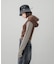 STRIPED SLEEVE COMPACT HOODED TOP