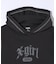 STRIPED SLEEVE COMPACT HOODED TOP