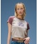 SPRAY AND EMBROIDERY LOGO RAGLAN S/S BABY TEE