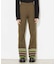 PARTIAL STRIPE KNIT PANTS