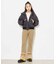PARTIAL STRIPE KNIT PANTS