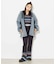 PARTIAL STRIPE KNIT PANTS