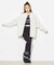 PARTIAL STRIPE KNIT PANTS