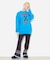PARTIAL STRIPE KNIT PANTS