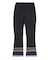 PARTIAL STRIPE KNIT PANTS