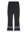 PARTIAL STRIPE KNIT PANTS