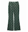 TARTAN PLAID FLARE PANTS